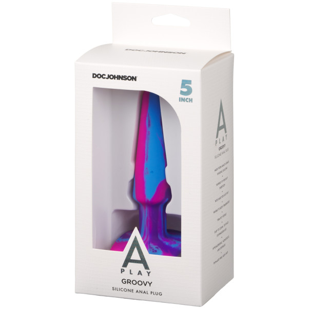 A-Play Groovy Berry Butt Plug 12,8 cm Emballagebillede 90