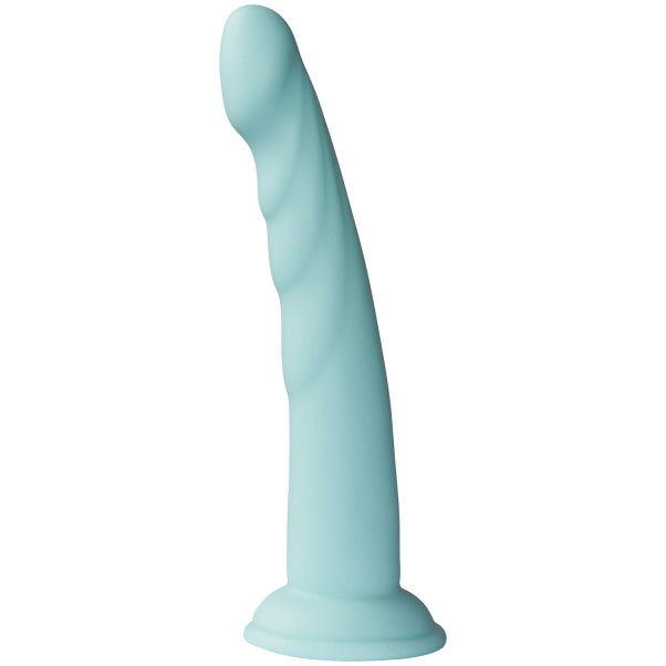 Dillio Platinum Slim Seven Turkis Dildo med Sugekop 21 cm Produktbillede 1