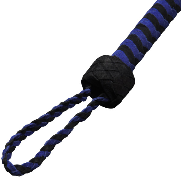 Strict Leather Blue Suede Flogger 90 cm Produktbillede 2