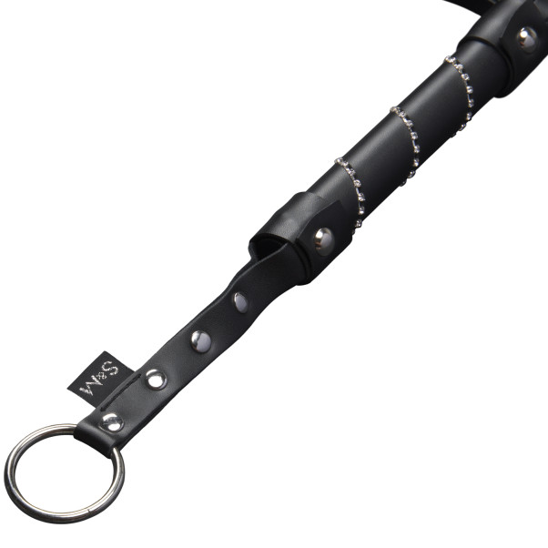 Sex & Mischief Flogger med Rhinsten 77 cm Produktbillede 2