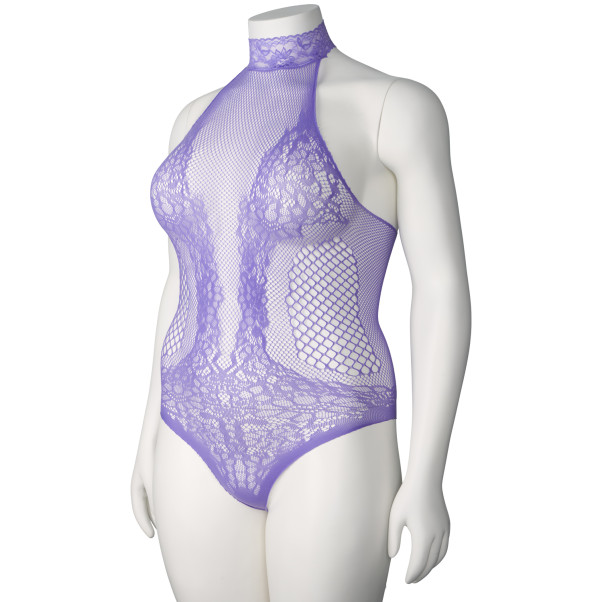 NORTIE Fryd Very Peri Bundløs Bodystocking Plus Size Produktbillede 5