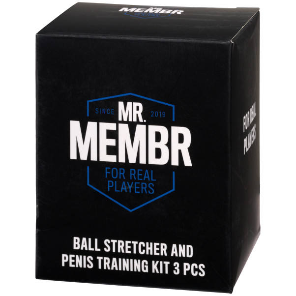 MR.MEMBR Ball Stretcher og Penis Træningssæt 3 stk Emballagebillede 90