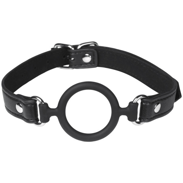 obaie Silikone O-ring Gag i Kunstlæder Produktbillede 1