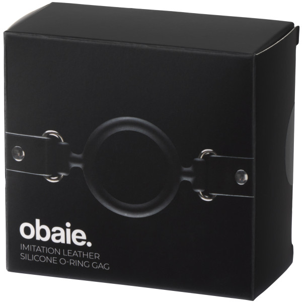 obaie Silikone O-ring Gag i Kunstlæder Emballagebillede 90