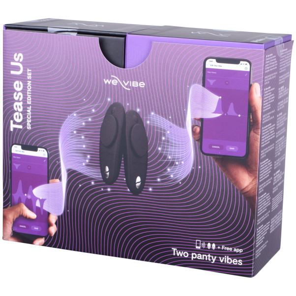 We-Vibe Tease Us Sæt med Moxie Trusse Vibrator Emballagebillede 90