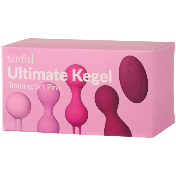 Sinful Ultimate Kegel Træningssæt Pink Emballagebillede 90