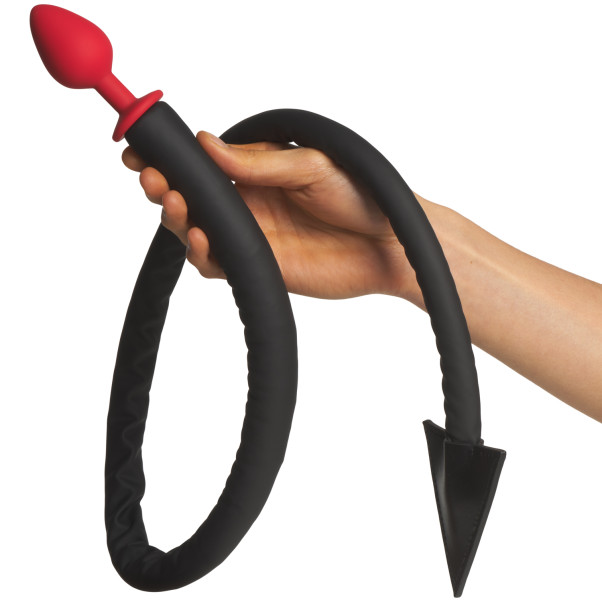 Tailz Djævlehale Butt Plug og Horn Sæt Produktbillede med hånd 51