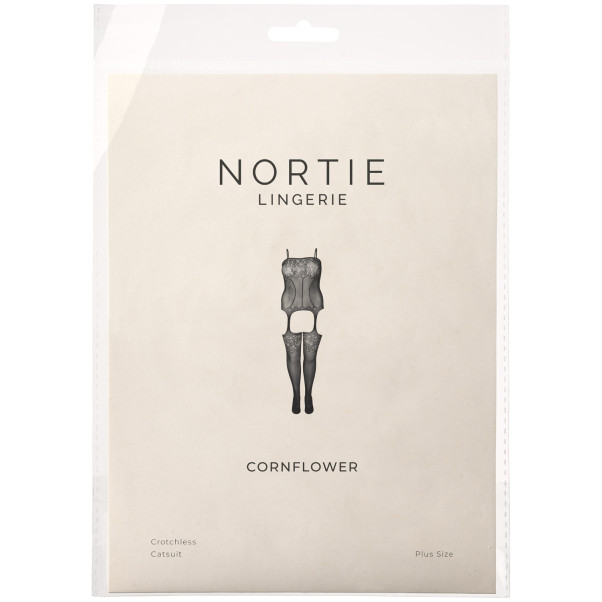 NORTIE Cornflower Bundløs Catsuit Plus Size Emballagebillede 90