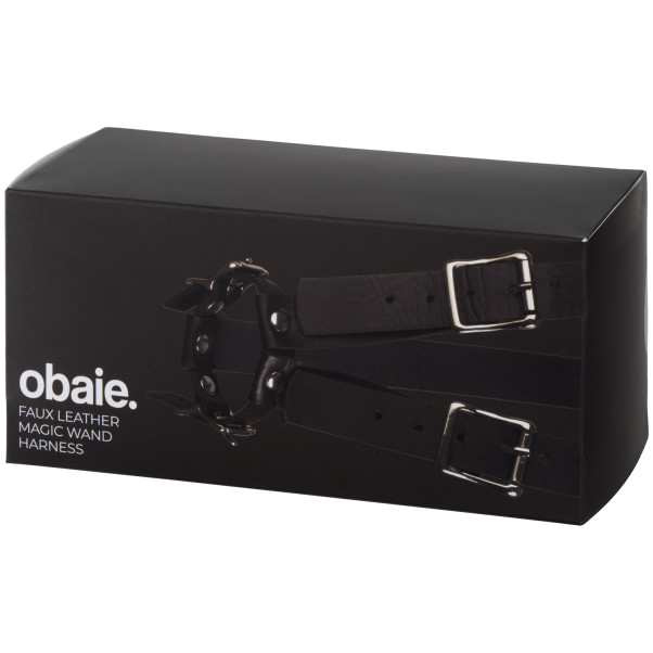 obaie Imiteret Læder Magic Wand Harness Emballagebillede 90