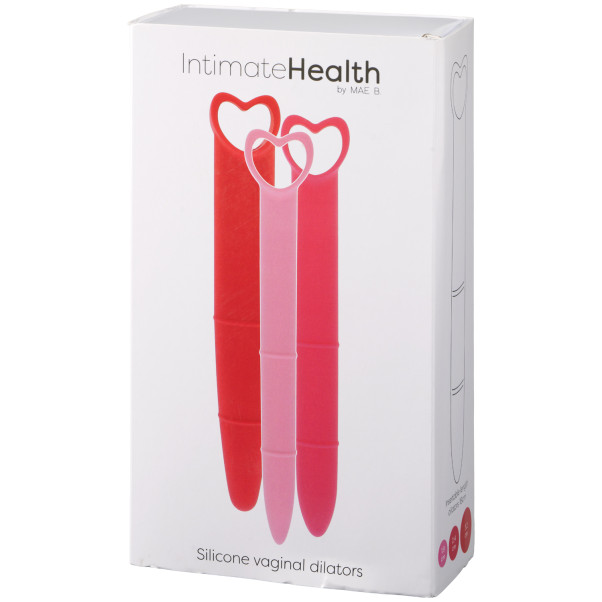 Mae B. Intimate Health Silikone Vaginal Dilator Sæt 3 stk Emballagebillede 90