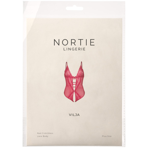 NORTIE Vilja Bundløs Rød Blonde Body Plus Size Emballagebillede 90