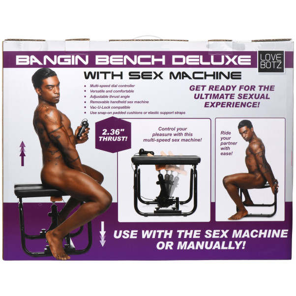 LoveBotz Banging Bench Deluxe med Sexmaskine Emballagebillede 90