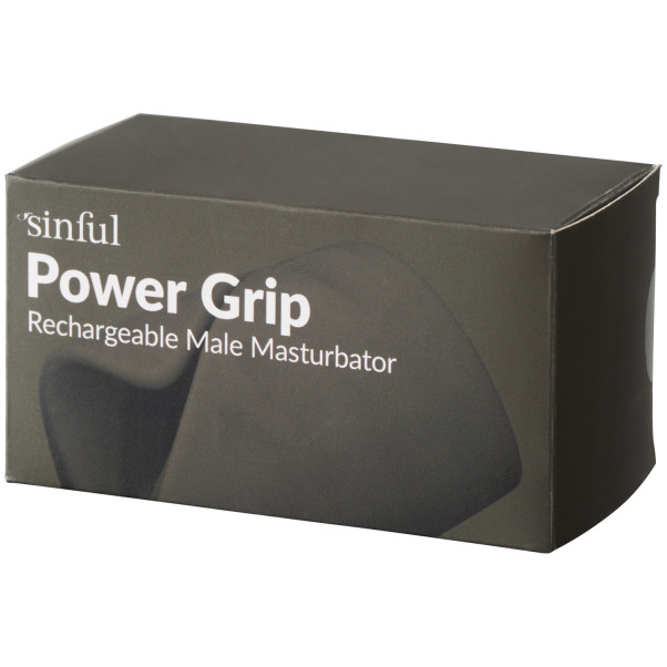 Sinful Power Grip Opladelig Masturbator til Mænd Emballagebillede 90