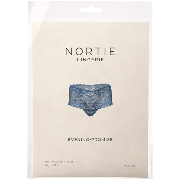 Nortie Evening-Promise Night Blue Højtaljet Hipster Plus Size Emballagebillede 90