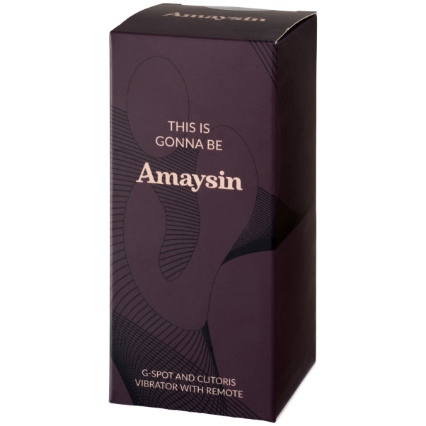 Amaysin G-punkts og Klitoris Vibrator med Fjernbetjening Emballagebillede 90