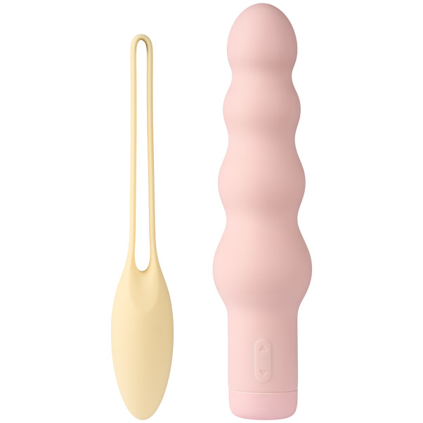 Amaysin Beaded Dildo og Bækkenbundskugle 55g Pleasure Sæt Produktbillede 1