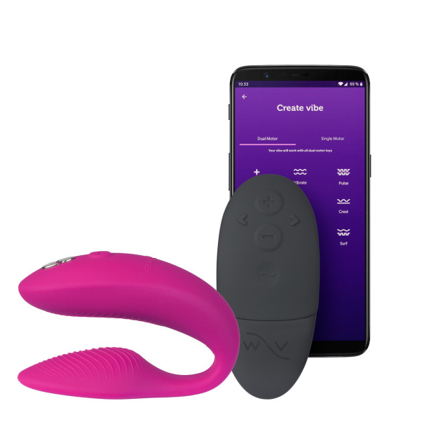 We-Vibe Sync 2 App-styret Par Vibrator Produktbillede med app 3