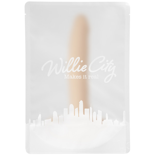 Willie City Strap-On Dual Dildo 15,3 cm Emballagebillede 90