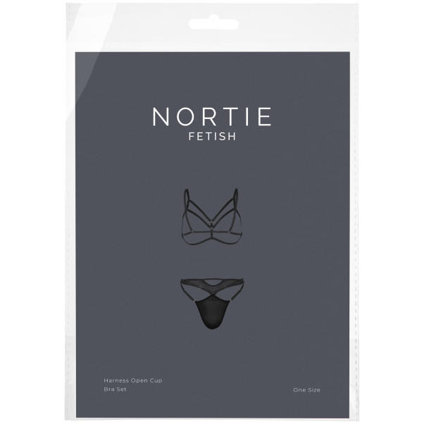 NORTIE Open Cup Harness og G-streng Sæt Emballagebillede 90