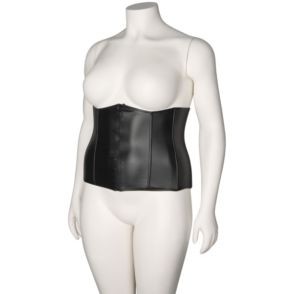 NORTIE Fetish Wetlook korset Plus Size Produktbillede 5