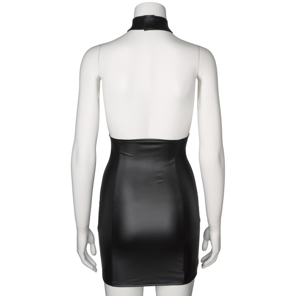 NORTIE Fetish Wetlook Kjole med Keyhole Cutout Produktbillede 7