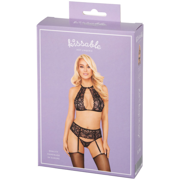 kissable Blonde Halterneck Lingeri Sæt Emballagebillede 90