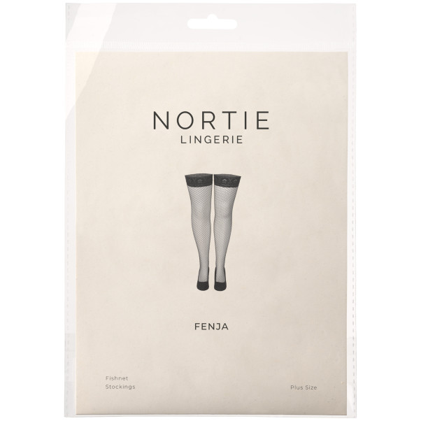 Nortie Fenja Fiskenet Strømper Plus Size Emballagebillede 90
