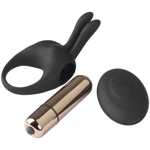 Sinful Gold Power Fjernbetjent Bullet med Rabbit Penisring Sleeve Produktbillede 4