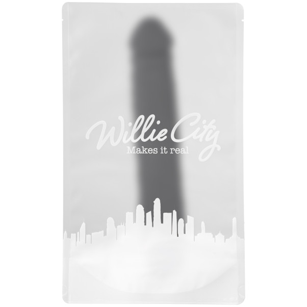 Willie City Luxe Realistisk Silikone Dildo Vibrator 21,5 cm Emballagebillede 90