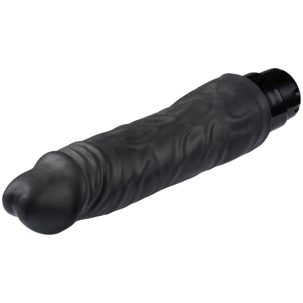 Willie City Luxe Sort Realistisk Multispeed Dildo Vibrator 21,6 cm Produktbillede 4