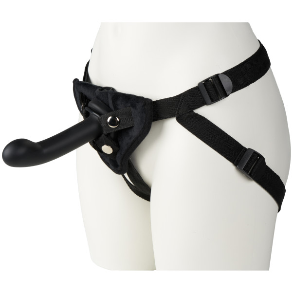 baseks Strap-On Harness med Vibrator og G-punkts Dildo Produktbillede 1