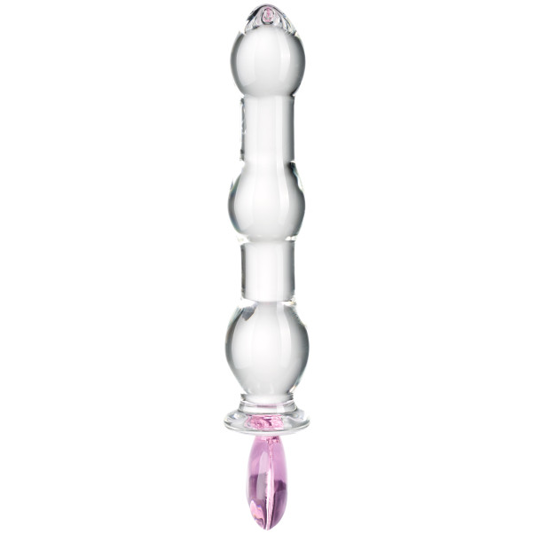 baseks Heart Beaded Glas Dildo Produktbillede 2