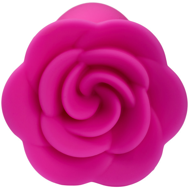 baseks Pink Rose Silikone Butt Plug Produktbillede 3