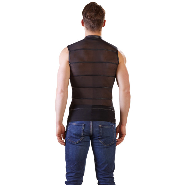 NEK Mesh Top med Lynlås Produktbillede på model 2