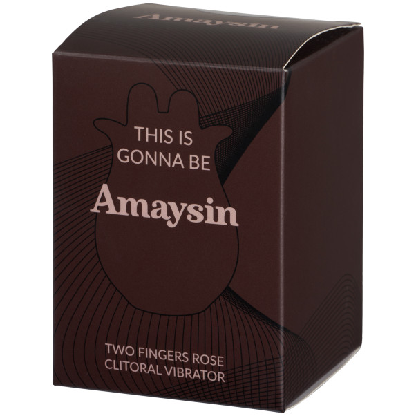 Amaysin Two Fingers Rose Klitoris Vibrator Emballagebillede 90