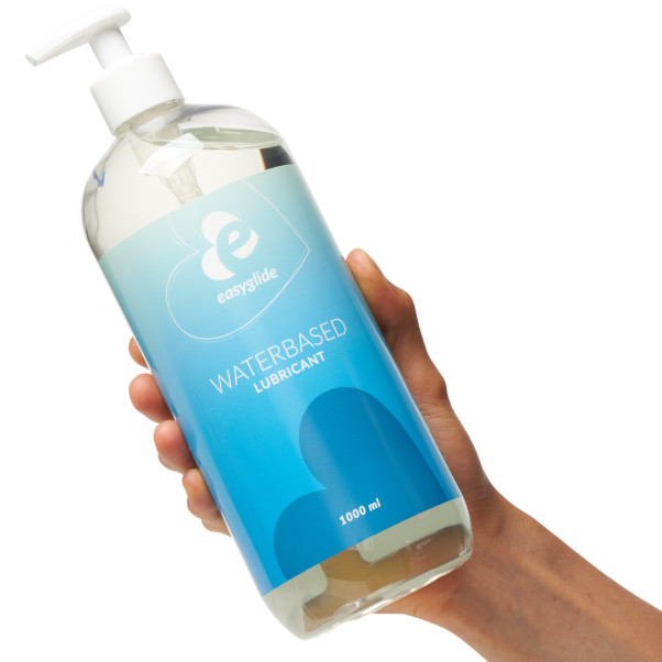 EasyGlide Vandbaseret Glidecreme 1000 ml Produktbillede med hånd 50