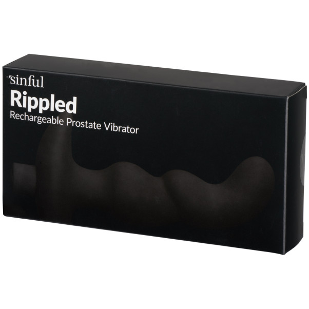 Sinful Rippled Opladelig Prostata Vibrator Emballagebillede 90