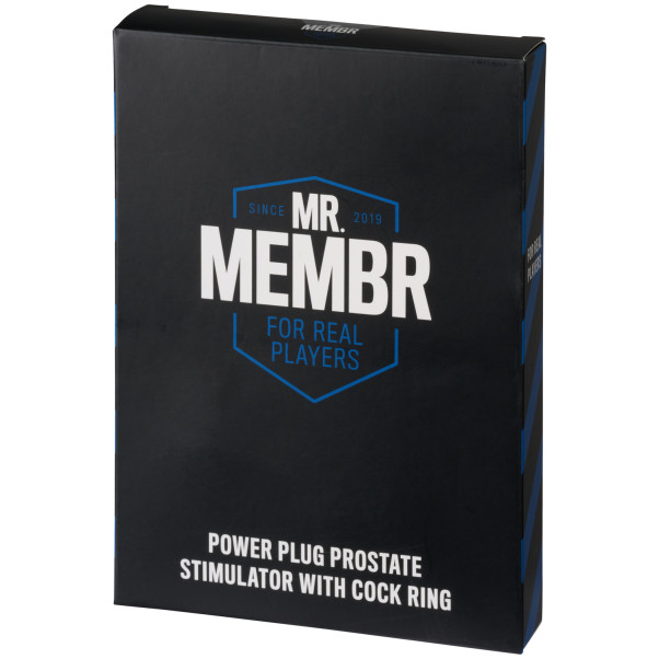 MR.MEMBR Power Plug Prostata Stimulator med Penisring Emballagebillede 90