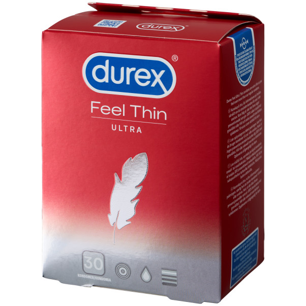 Durex Feel Thin Ultra Kondomer 30 stk Emballagebillede 1