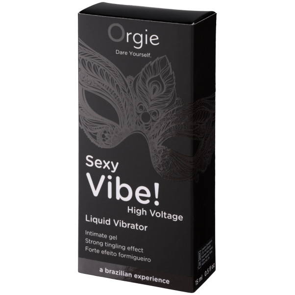 Orgie Sexy Vibe! High Voltage Liquid Vibrator Intimgel 15 ml Emballagebillede 90