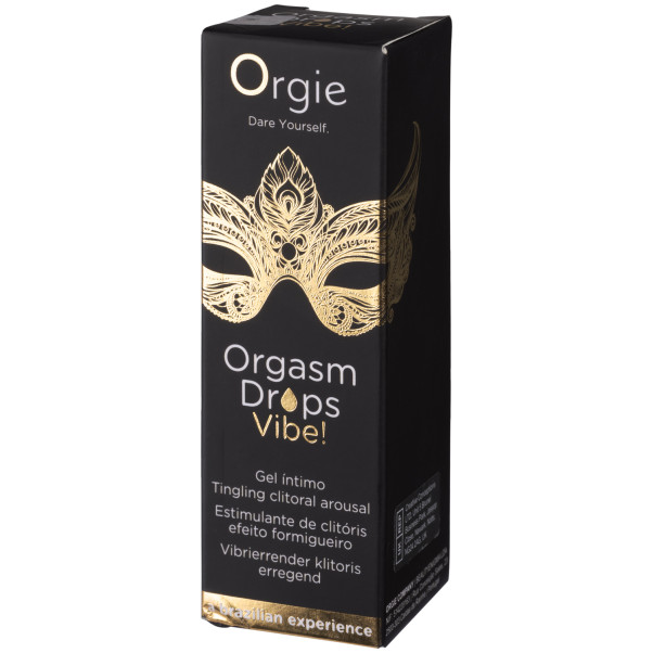 Orgie Orgasm Drops Vibe! Intimgel 15 ml Emballagebillede 91