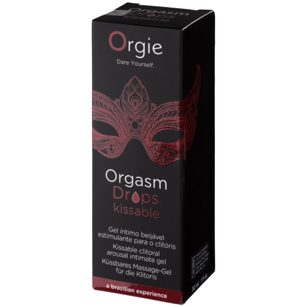 Orgie Orgasm Drops Kissable Intimgel 30 ml Emballagebillede 91