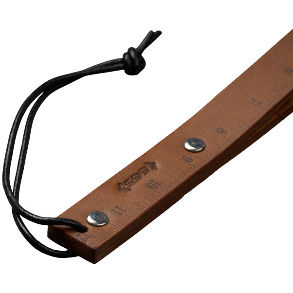 665 Leather Measured Punishment Split Paddle Produktbillede 4