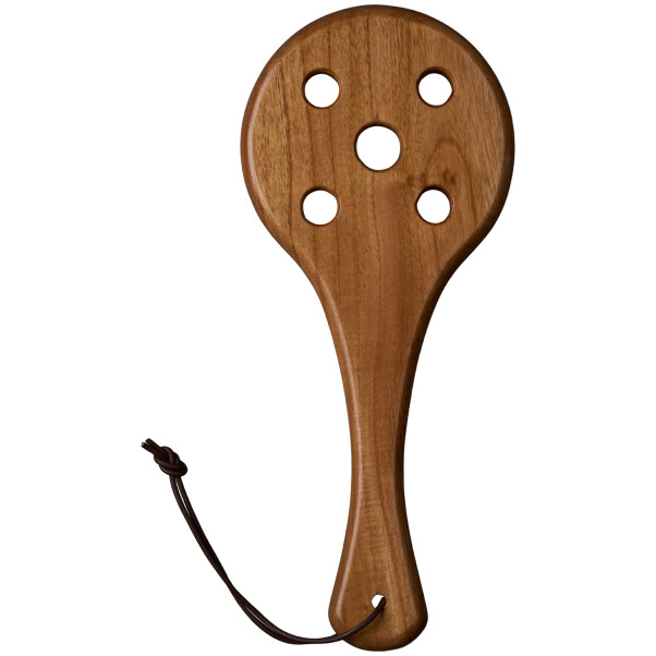 Black Label Bullseye Spanking Paddle i Træ Produktbillede 1