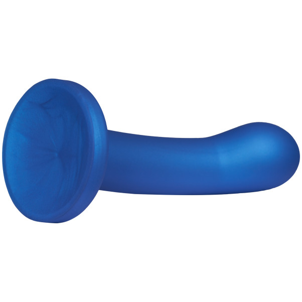 baseks Metallic Blue G-Punkts Dildo 14,1 cm Produktbillede 4