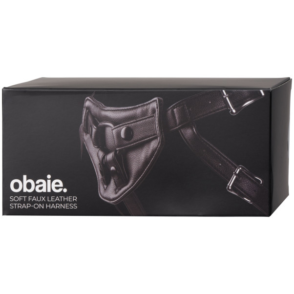 obaie Blød Strap-on Harness i Kunstlæder Emballagebillede 90