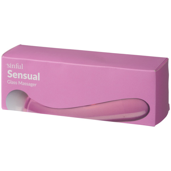 Sinful Sensual Glas Massager Emballagebillede 90