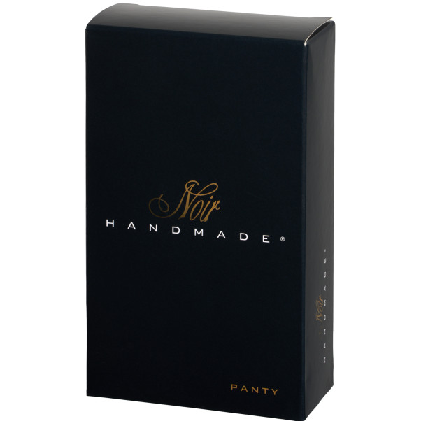 Noir Handmade Wetlook G-Streng med Sølvspænder Emballagebillede 90