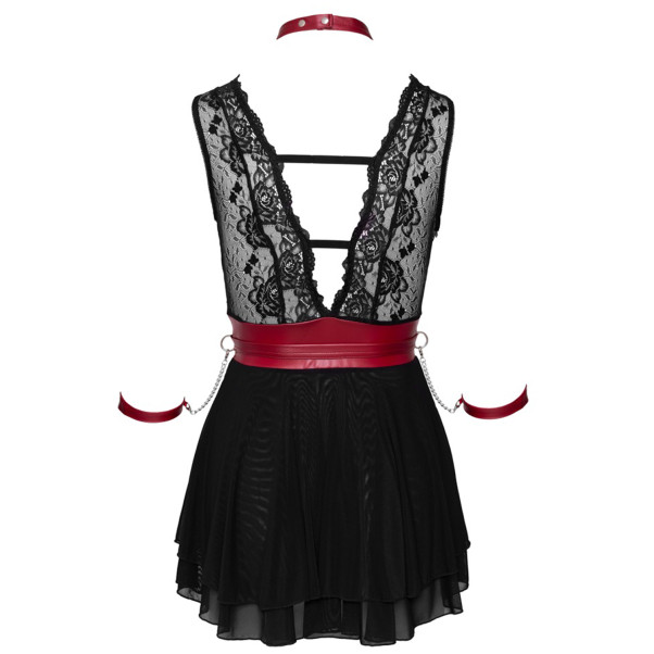 Cottelli Bondage Babydoll med Manchetter Produktbillede 4
