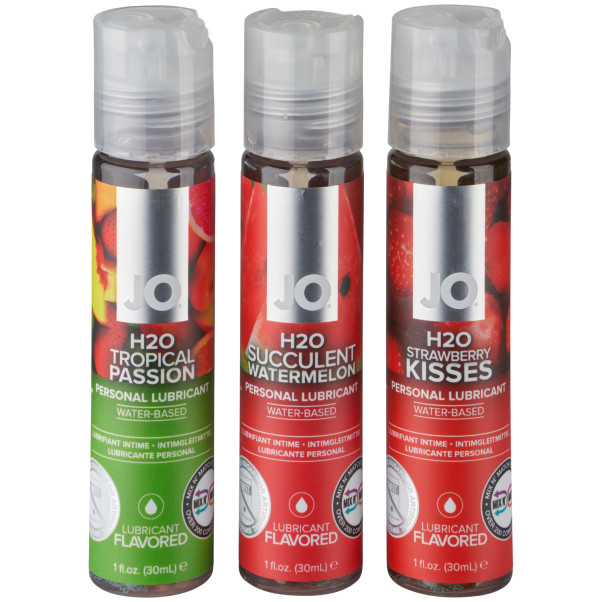 System JO Tri Me Vandbaseret Glidecreme med Smag Sæt 3 x 30 ml Produktbillede 2
